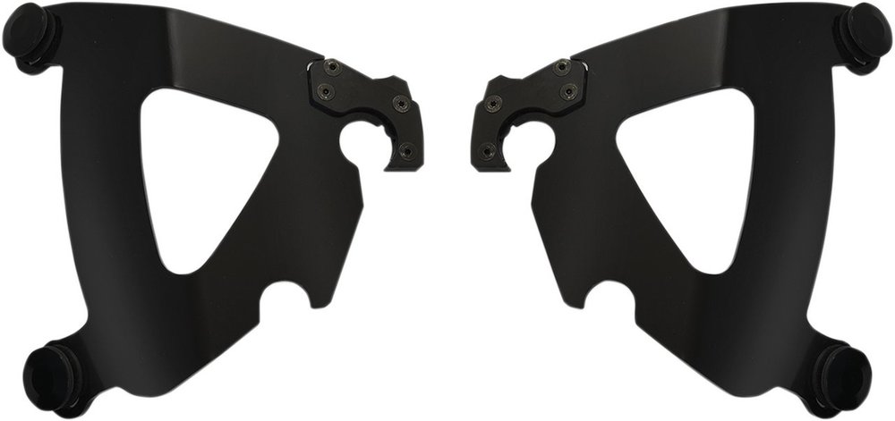 MEMPHIS SHADES メンフィスシェイズ プレートキット Road Warrior 06+ FXDWG HARLEY-DAVIDSON ハーレーダビッドソン スクリーン取付けステー・部品 外装 カラー：BLACK (E-coated FINISH) [2320-0199]
