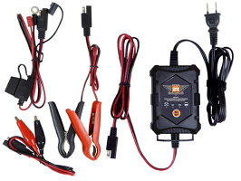 SUPERNATTOスーパーナットバイクバッテリー充電器(6V/12V切替式)ハーレー専用充電器【サルフェーション除去機能付】