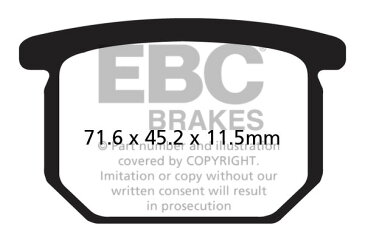 EBC イービーシー オーガニックブレーキパッド／シュー 【Organic Brake Pads and Shoes [611650]】