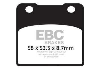 EBC イービーシー ブレーキパッド・シュー オーガニックブレーキパッド／シュー 【Organic Brake Pads and Shoes [611103]】