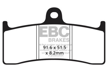 EBC イービーシー オーガニックパッド 【Organic Pads [611424]】 X1 Lightning S3T Thunderbolt S3 Thunderbolt S1 Whitelightning S1 Lightning M2 Cyclone