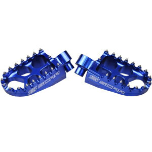 SCAR スカー EVO Foot Pegs Blue YZ 85 LW BIG WHEELS 19/16 125 250 F WR 426 450 ENDURO GP EN 300 80 JUNIOR MX SM EC RACING SIX DAYS E REPLICA CAMI CERVANTES GUILLAUME RANGER NAMBOTIN MR PRO XE XX FX X 65 フットペグ ステップ 足回り