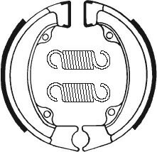 TECNIUM テクニウム ブレーキパッド・シュー ブレーキシューズ オーガニック【BRAKE SHOES ORGANIC】【ヨーロッパ直輸入品】 R100RT (1000) 91-95 Position :Rear
