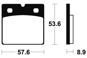 TECNIUM テクニウム ブレーキパッド・シュー ブレーキパッド オーガニック【BRAKE PADS ORGANIC 】【ヨーロッパ直輸入品】