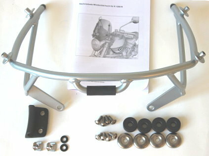 BMW ビーエムダブリュー ウインドシールド・ハイ (340mm) 用取り付けホルダー+部品セット R1200 R K27 スクリーン 外装