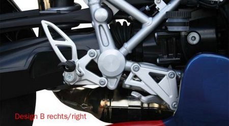 Hornig ホーニグ スイングアームピボット カバー HP2 R1200 GS Adventure BMW フレームホールキャップ 外装