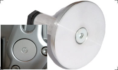 Hornig ホーニグ スイングアーム ピボット・カバー R1100 R R1150 Rockster BMW フレームホールキャップ 外装