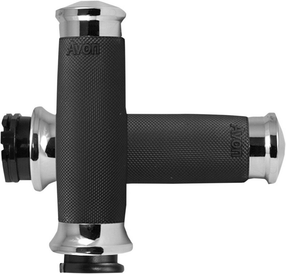 AVON GRIPS エイボングリップス カスタムグリップ コンツアー クローム【GRIP CUSTOM CONTOUR CHR】 HARLEY-DAVIDSON ハーレーダビッドソン グリップ ハンドル