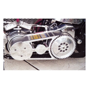 BELT DRIVES LTD. ベルトドライブ トップフューエル/ストリートドライブサイドガード【TOP FUEL/STREET DRIVE SIDE GUARD】 90-05 SOFTAIL