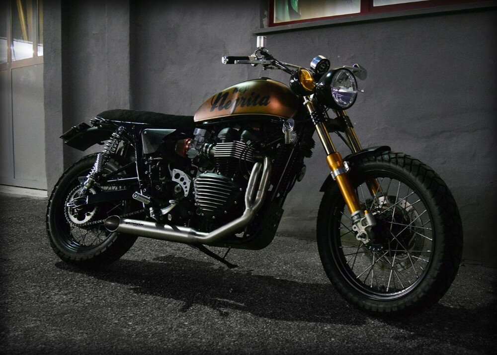 SPARK EXHAUST スパーク マフラー フルシステム 2in1 ホットロード Bonneville T100