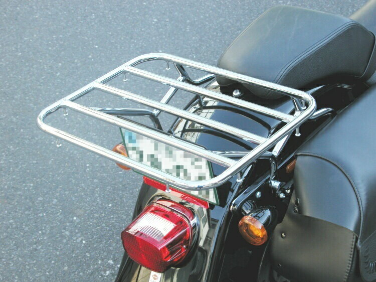 KIJIMA キジマ FLSTF FLSTFB ミーティングキャリア メッキ SOFTAIL FATBOY LO HARLEY-DAVIDSON ハーレーダビッドソン リアキャリア 外装