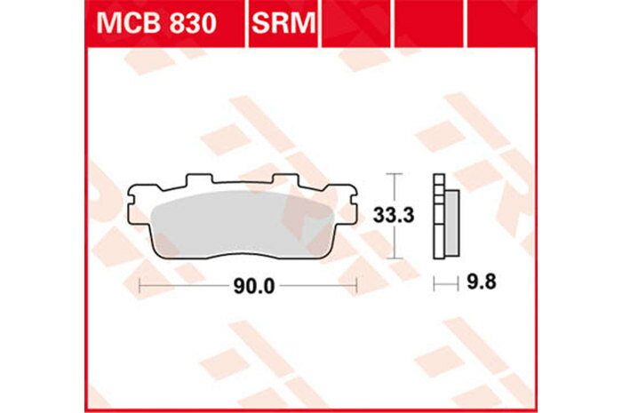 TRW ティーアールダブル BRAKE-PADS SINTER Scooters And Offroad [MCB830SRM] J 125 300 [C4] Downtown i [V21] 09-11 i. [V20] 09-12 New 350 People GT 200 [V4] [V40] GTi. [V41] Super Dink X-Town KAWASAKI カワサキ KYMCO キムコ ブレーキパッド ブレーキ
