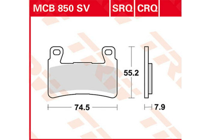 TRW ティーアールダブル BRAKE-PADS SINTER [MCB850SV] ZX-6R Ninja [ZX636E] KAWASAKI カワサキ ブレーキパッド ブレーキ