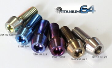 TITANIUM64 チタニウム64 汎用テーパーキャップボルト