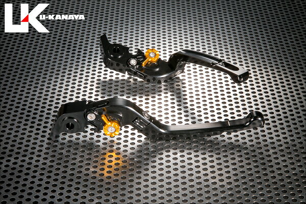 U-KANAYA ユーカナヤ 可倒式Rタイプ アルミビレットレバーセット ZX-10R KAWASAKI カワサキ ブレーキ・クラッチレバーセット ハンドル周辺パーツ ハンドル