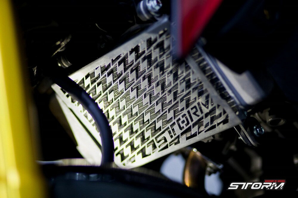 STORM AEROPARTS ストームエアロパーツ ラジエターガード R15 M-slaz YAMAHA ヤマ...