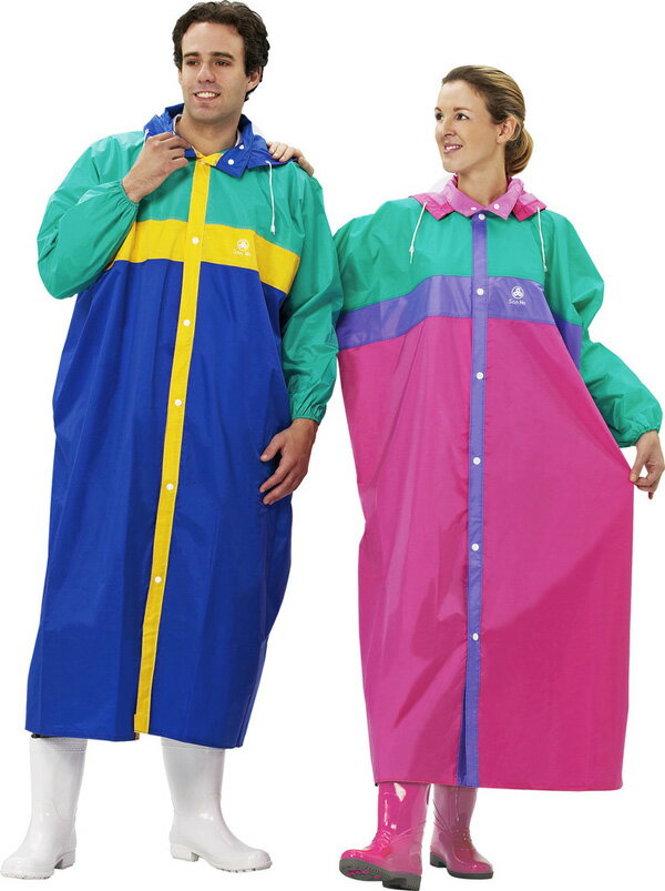 SAN-HO サンホー 前開き ナイロンレインスーツ t レインウェア アパレル