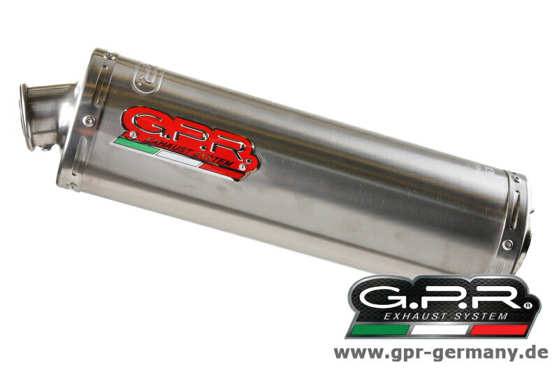 GPR ジーピーアール GPR CLASSIC LINE STEEL 【クラシックライン スチール】 (TRIUMPH BONNEVILLE T100 2001-14 SLIP ON DOUBLE MUFFLER EXHAUST WITH KAT) スリップオンマフラー BONNEVILLE T100
