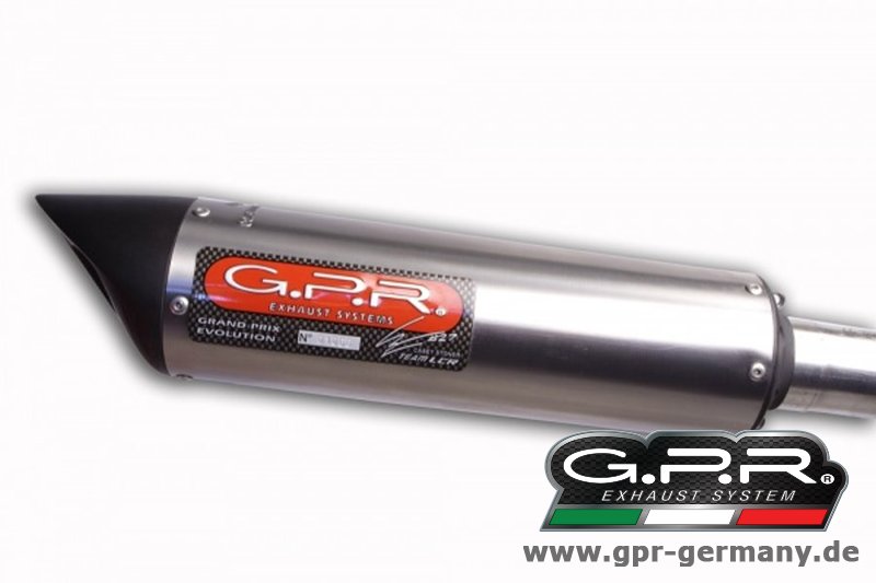 ジーピーアール GPR TIBURON TITAN (HONDA CBR 1000 RR 2004-07 SLIP ON EXHAUST MUFFLER) スリップオンマフラー CBR1000RRファイアーブレード