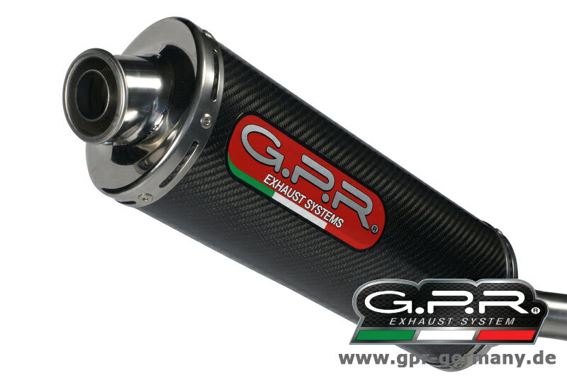 【イベント開催中！】 GPR CLASSIC LINE CARBON LOOK OVAL 【クラシックラインカーボンルックオーバル】(SUZUKI DR - S - R 1985-90 SLIP ON EXHAUST MUFFLER) スリップオンマフラー