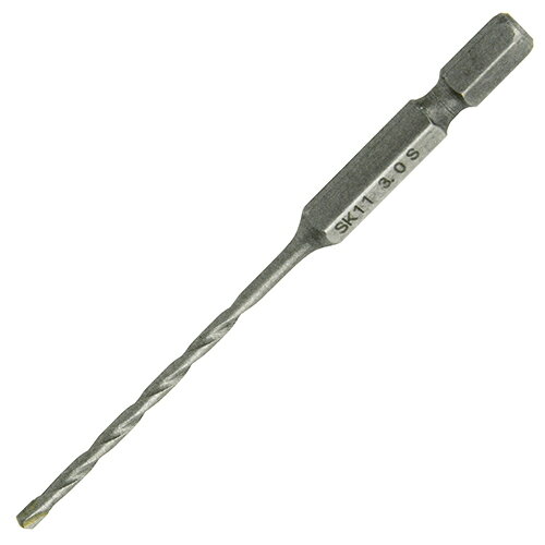 ■商品概要【素材／材質】・特殊鋼【商品仕様】サイズ：3.4mm6.35mm六角軸【規格】3.4MM■詳細説明マキタ4モードドライバー等に取り付けて使用できる六角軸のコンクリートドリルです。【用途】コンクリート・ブロック・モルタル・カワラへの穴あけ作業。【商品機能】六角軸タイプのコンクリートドリルなので、ワンタッチ装着が可能です。通常の振動ドリルにも使用していただけます。六角軸なので軸滑りが起きません。従来の充電ドライバードリルビットに比べ刃先角を鈍角にし、更に左右対称に近くカットすることにより振動モード作業での耐久性向上を実現しました。インパクトドライバーで使用される場合はブロック・モルタル用になります。■注意点※刃を取り付ける前に、刃に亀裂やカケガあると、怪我をする恐れがありますので、刃を点検してください。作業前に必ず試運転してください。ドリル刃にブレがないか確認し、再度チャッキングしてください。※火災・火傷の恐れがありますので、可燃性の液体・ガスの近くで作業しないでください。広い場所で穴あけ箇所がはっきり見えるように明るくしてください。※作業中のドリルに手を近づけないでください。周囲の人に刃を向けないでください。穴開け直後のドリルは高温になり、火傷の恐れがありますので素手で触れないでください。※メーカー都合により商品の仕様変更がある場合がございます。ご了承ください。