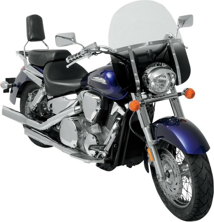 MEMPHIS SHADES メンフィスシェイズ ウインドシールド 17' FATSモデル ブラック 9'ヘッドライト用 Road King EFI - FLHR 2007 2017 1994 2006 Classic FLHRC 2013 Injected I 1998 Custom FLHRS 2004 King-Injected FLHR-I 1996