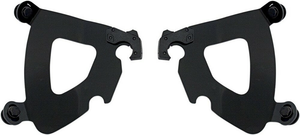 MEMPHIS SHADES メンフィスシェイズ プレートキット ガントレット ブラック XL 48用【PLA KIT GAU 48 BLK [2320-0117]】 HARLEY-DAVIDSON ハーレーダビッドソン スクリーン取付けステー・部品 外装