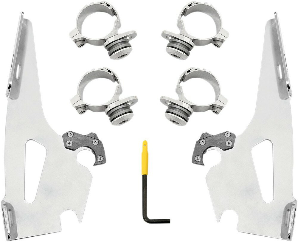 MEMPHIS SHADES メンフィスシェイズ マウントキット ポリッシュ FS IN SCOUT【MNT KIT SCOUT POL [2321-0370]】 Scout 2015 - 2016 Sixty INDIAN MOTORCYCLE インディアン スクリーン取付けステー・部品 外装