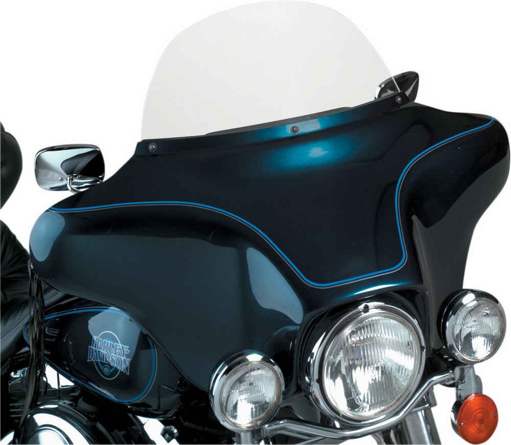 MEMPHIS SHADES メンフィスシェイズ ウインドシールド 12' クリアー HARLEY-DAVIDSON FLHT 1996-2013用【12 HD SHLD 96-13 CL [MEP8120]】 ハーレーダビッドソン スクリーン 外装