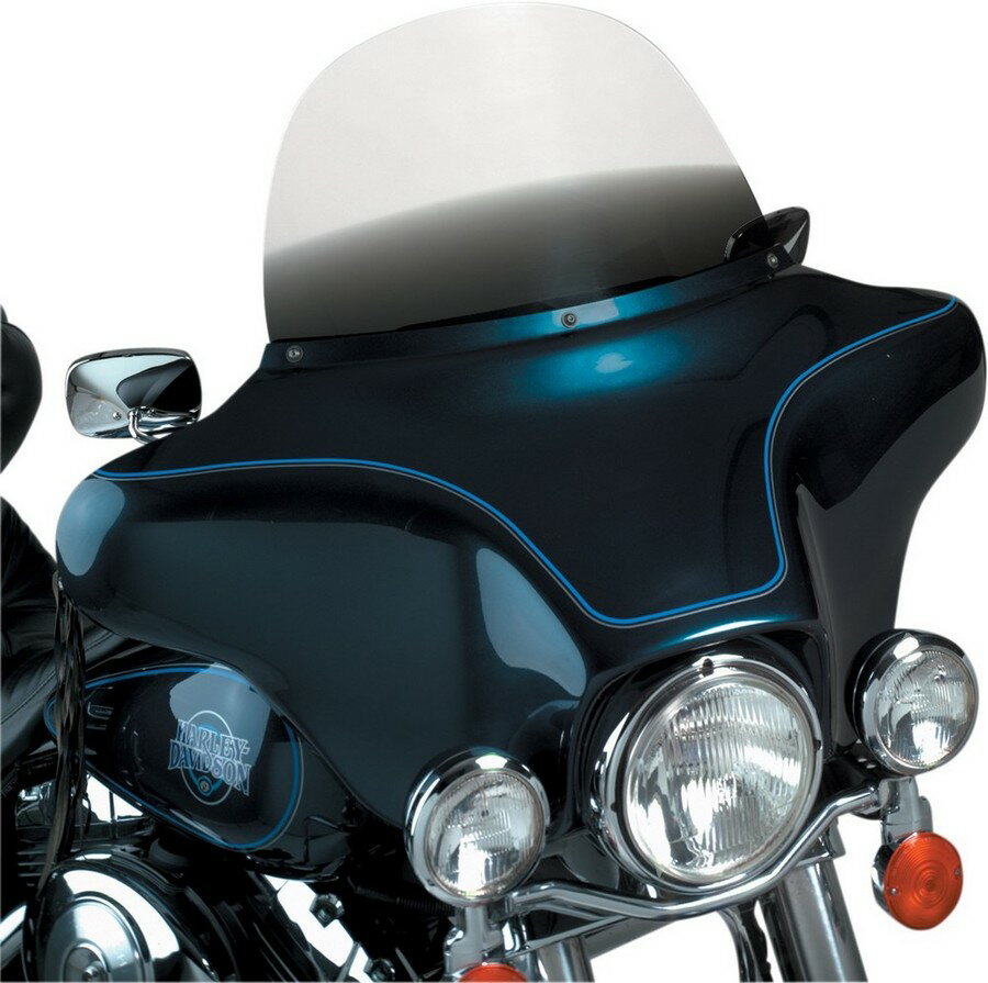 MEMPHIS SHADES メンフィスシェイズ ウインドシールド 12' ブラック HARLEY-DAVIDSON FLHT 1996-2013用【12 HD SHLD 96-13 BK [MEP8121]】 ハーレーダビッドソン スクリーン 外装