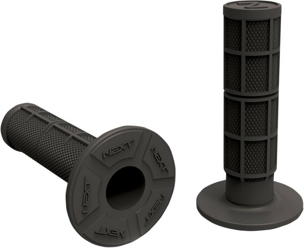 NEXT COMPONENTS ネクストコンポーネンツ グリップ ハーフワッフル UNI ブラック【GRIPS HALF WAFFLE BK [0630-1355]】 ハンドル