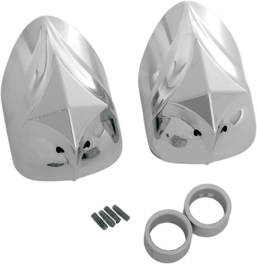 RUSS WERNIMONT DESIGNS ロスワーニモントデザイン アクスルカバー ダイヤ 41mm【COVER AXLE DIAMOND 41MM [0214-0452]】 HARLEY-DAVIDSON ハーレーダビッドソン その他汎用外装部品・ドレスアップパーツ 外装