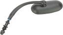 RUSS WERNIMONT DESIGNS ロスワーニモントデザイン ミラー オーバル 左側 ブラック ショート【MIRROR OVAL LH BLK SHO...