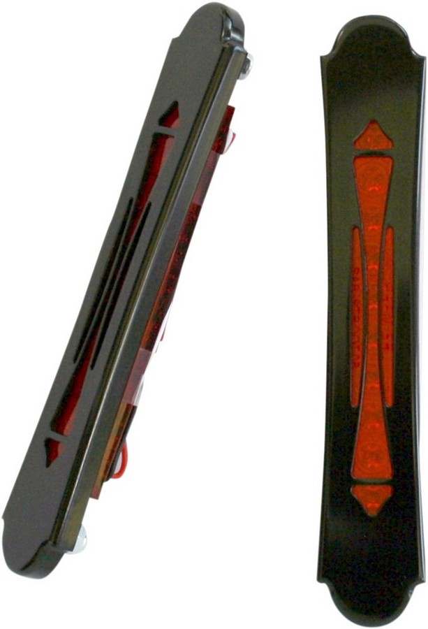 ACCUTRONIX アキュトロニクス サドルバッグランプ TEMP ブラック/レッドLED 【LIGH...