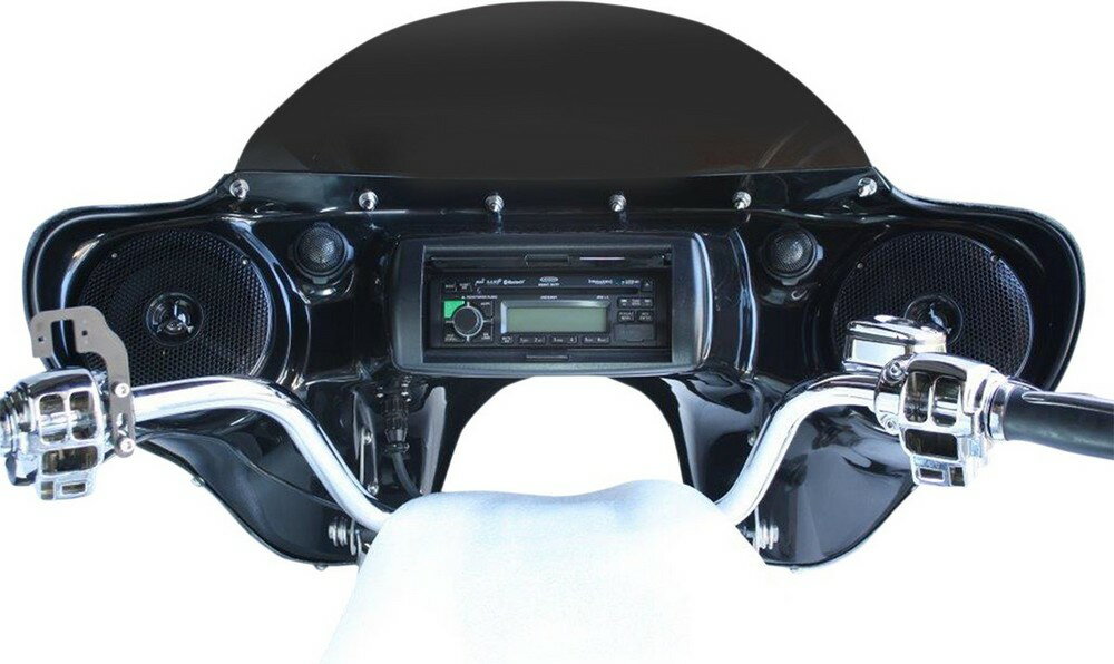HOPPE INDUSTRIES ホップインダストリーズ STEREO FAIRING SPRT RK HC [2330-0129] Road King EFI - FLHR 2007 2017 1994 2006 Classic FLHRC 2013 Injected I 1998 King-Injected FLHR-I 1996 HARLEY-DAVIDSON ハーレーダビッドソン アッパーカウル・フロントカウル 外装