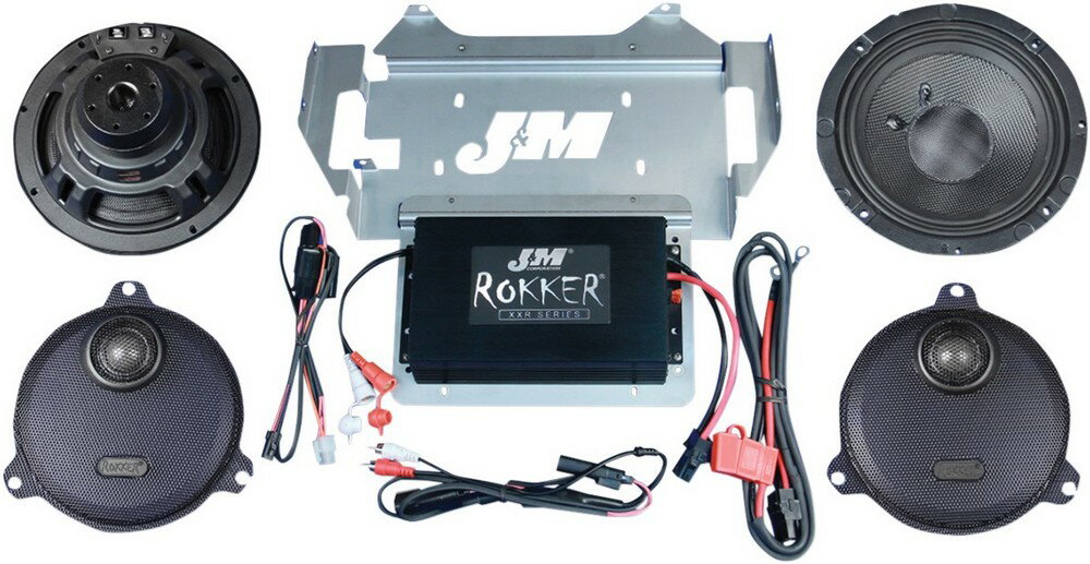 J & M ジェーアンドエム スピーカーキット/AMP 330W FL14-17 【SPEAKER/AMP FL14-17】 Electra Glide Ultra Classic EFI - FLHTCU 2014 2017 Low-FLHTCUL 2015 2016 Limited FLHTK Street FLHX Special FLHXS Tri FLHTCUTG Low-FLHTKL HARLEY-DAVIDSON ハーレーダビッドソン