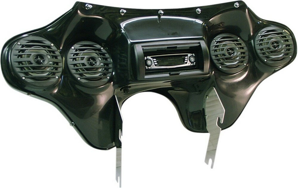 HOPPE INDUSTRIES ホップインダストリーズ STEREO FAIRING RD. KING [2330-0006] Road King EFI - FLHR 2007 2017 1994 2006 Classic FLHRC 2013 Injected I 1998 King-Injected FLHR-I 1996 HARLEY-DAVIDSON ハーレーダビッドソン アッパーカウル・フロントカウル 外装