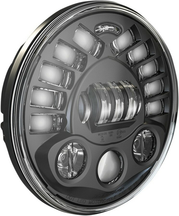 J.W. SPEAKER ジェーダブルスピーカー ヘッドライト 8791M LED ブラック7' 【HEADLIGHT BK 7'[2001-1422]】 灯火類 電装系