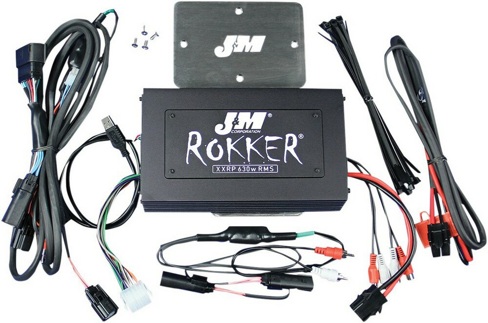 J & M ジェーアンドエム アンプキット ROKKERモデル 630W FLTRU 2016-17 【AMP ROK 16-17FLTRU】 Road Glide Ultra - 2016 2017 HARLEY-DAVIDSON ハーレーダビッドソン オーディオパーツ 電装系