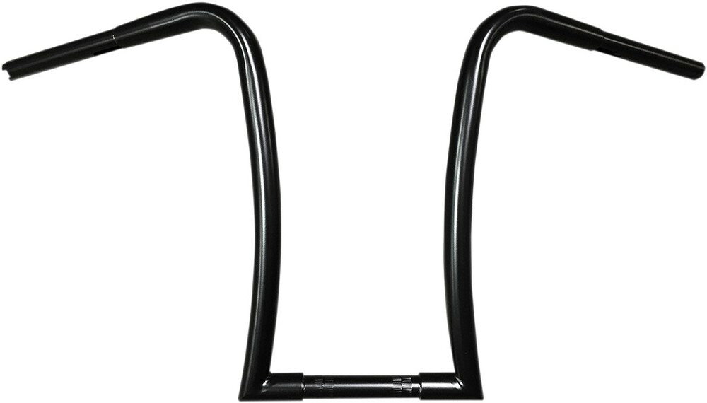 ■商品概要ハンドルバー径：1 1／4”センター幅：8”クランプ部バー径：1”カラー：ブラック穴加工：○グリップエンド高さ：18”U.S.A.製：○モデル：PUDGY GIMP全幅：33”プルバック／スウィープ：5”サイズ：18”専用設計：-スタイル：カスタムパーツタイプ：ハンドルバーBAR DIAMETER：1 1/4”CENTER WIDTH：8”CLAMP AREA BAR DIAMETER：1”COLOR：BlackDRILLED：YesEND RISE/RISE/HEIGHT：18”MADE IN THE U.S.A.：YesMODEL：Pudgy GimpOVERALL WIDTH：33”PULLBACK/SWEEP：5”SIZE：18”SPECIFIC APPLICATION：NoSTYLE：Custom ReplacementTYPE：Handlebar■詳細説明・Give your bike a fatter look and feel・These bars are lathed down in the center and both ends to allowuse of standard 1”grips， controls and risers・Dimpled， drilled and knurled・Notched for Throttle By Wire applications・Available in a black or chrome finish・Made in the U.S.A.■注意点※取り扱い説明書は英語となります。※輸入商材の為、納期が遅れる場合がございます。あらかじめご了承ください。