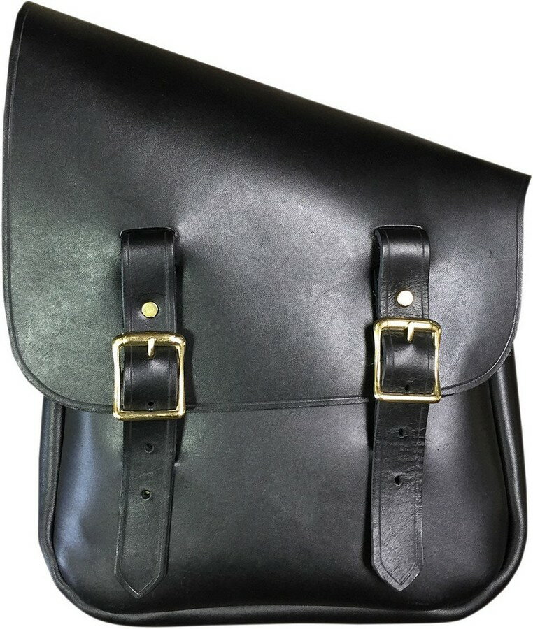 NASH MOTORCYCLE CO. ナッシュモーターサイクル SADDLEBAG HLF/HLF LT BLK [3501-1225] サイドバッグ 車体用バッグ・ケース