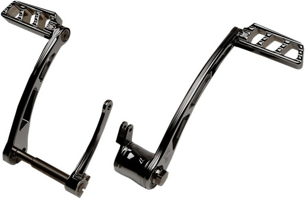 MISFIT INDUSTRIES ミスフィットインダストリーズ CONTROLS FOOT BLK 08-10 [1621-0713] Electra Glide Classic EFI - FLHTC 2008 2010 Standard FLHT 2009 Ultra FLHTCU Limited FLHTK Road FLTR Custom FLTRX King FLHR FLHRC Street FLHX Trike FLHXXX Tri FLHTCUTG