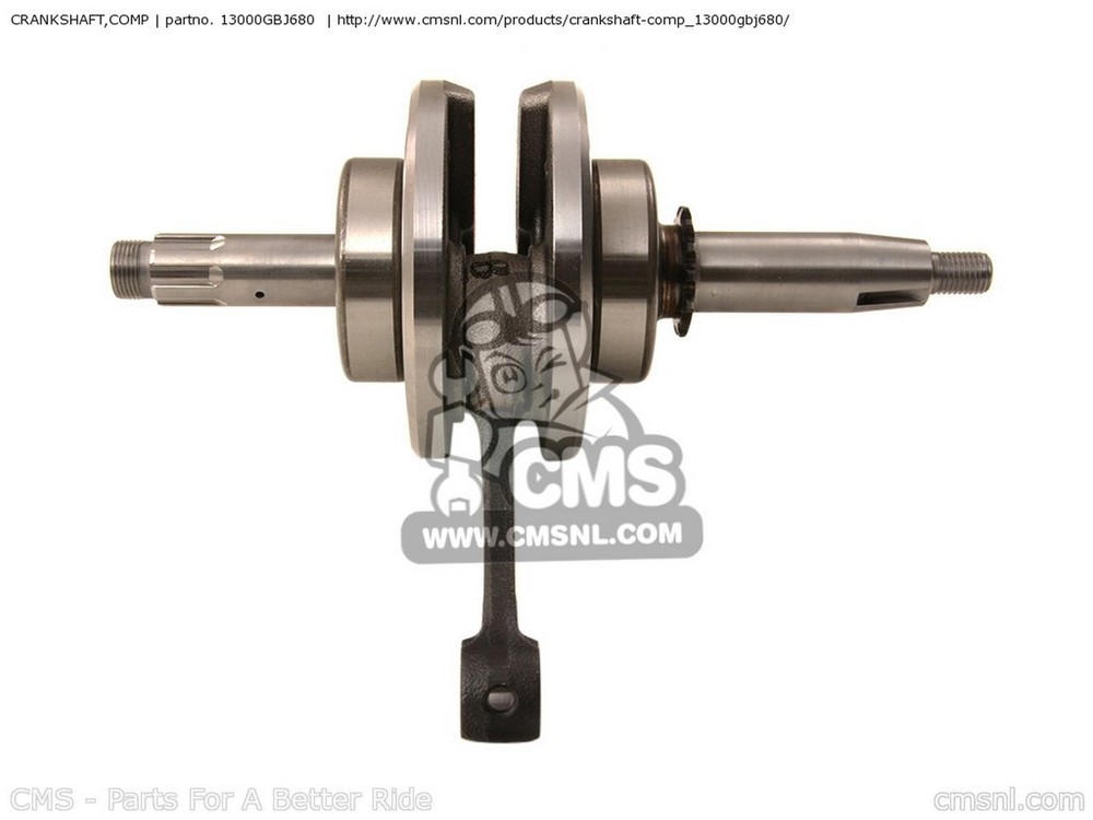 CMS シーエムエス CRANKSHAFT，COMP CRF50F 2004 4 EUROPEAN DIRECT SALES USA 2005 5 2006 6 2007 7 2008 8 AUSTRALIA 2009 9 2010 A 2011 B XR50R 2000 Y CANADA 2002 2 2003 3 HONDA ホンダ クランクシャフト エンジンパーツ エンジン