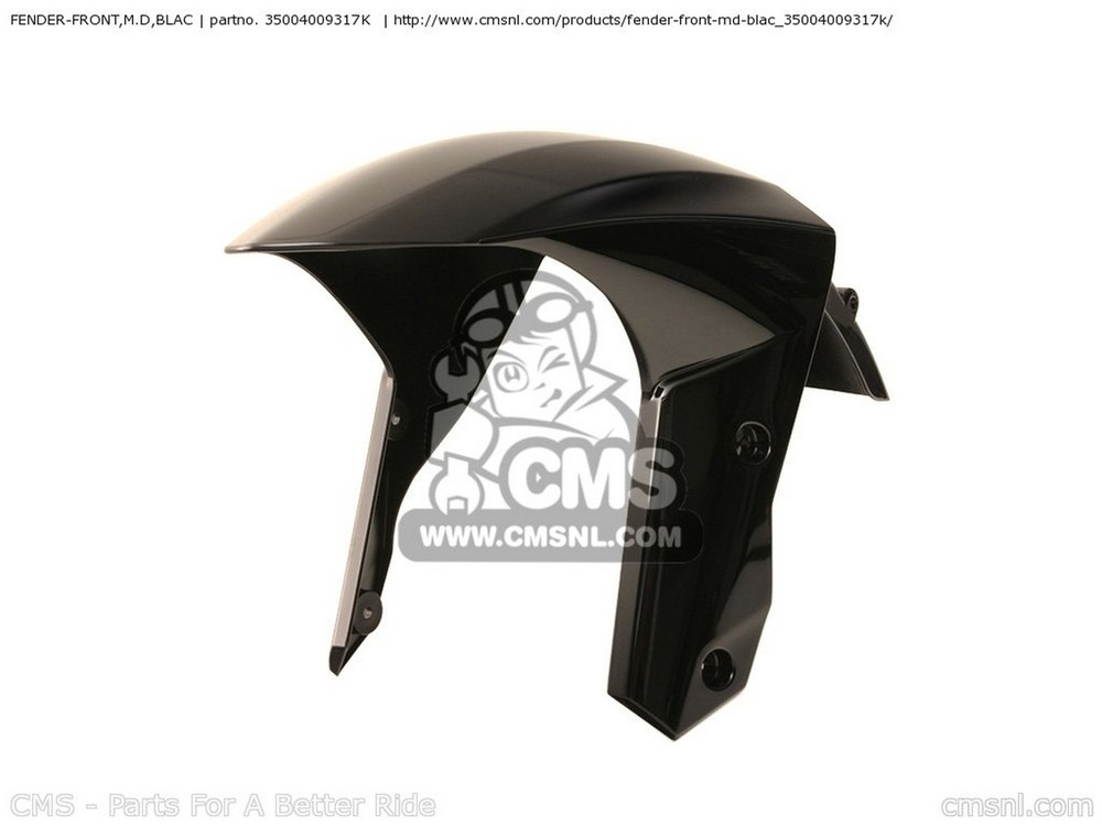 CMS シーエムエス FENDER-FRONT，M.D，BLAC ZX1000E8F NINJA ZX10R USA ZX1000E9F ZX1000E9FA KAWASAKI カワサキ フロントフェンダー フェンダー関連 外装