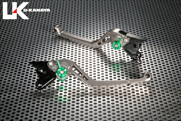 U-KANAYA ユーカナヤ スタンダードタイプ アルミビレットレバーセット SMAX マジェスティS YAMAHA ヤマハ ブレーキ・クラッチレバーセット ハンドル周辺パーツ ハンドル レバーカラー：チタンカラー / アジャスターカラー：シルバー