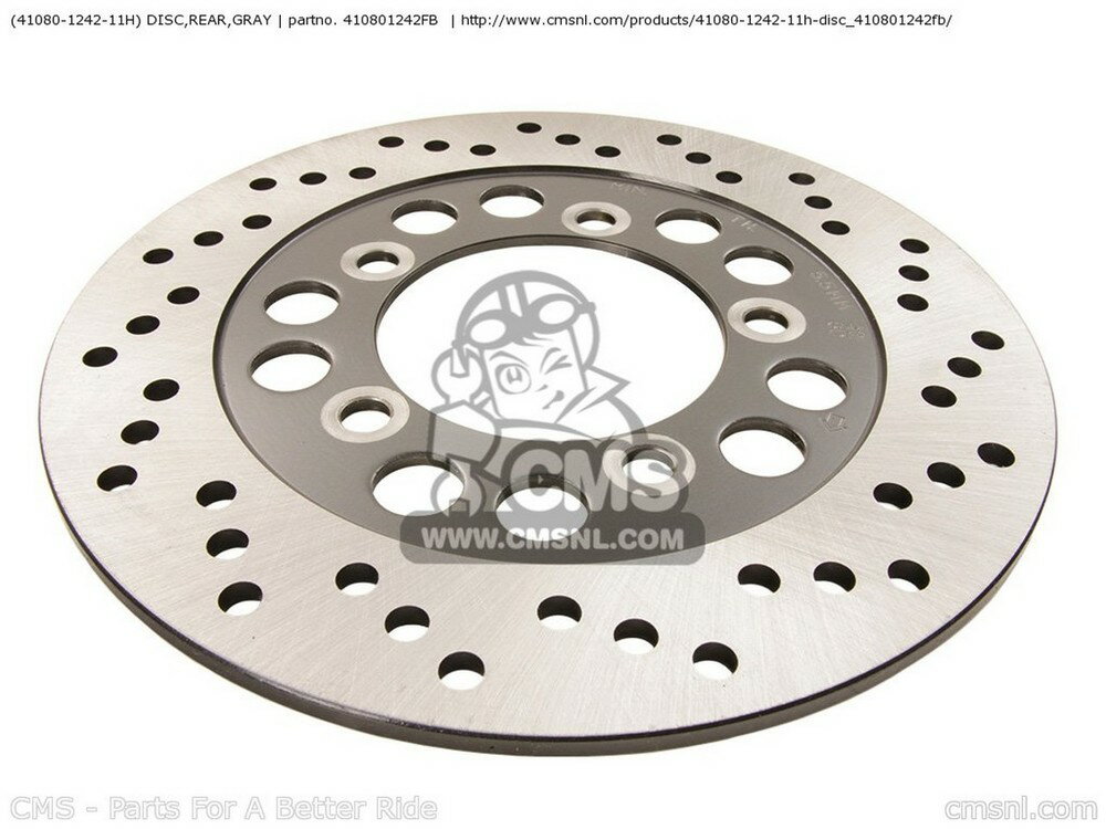 CMS シーエムエス (41080124211H) DISC，RR，C.GRAY ZX750P8 NINJA ZX7R 2003 USA CALIFORNIA CANADA KAWASAKI カワサキ ブレーキディスクローター ブレーキ
