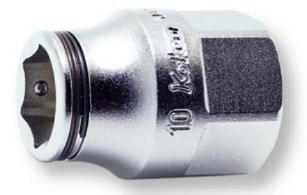 ■商品概要No.3450MH-14差込角：3／8(9.5mm)SQ.【サイズ】・駆動部外周：6角17mm・D(mm)：19.5mm・l(mm)：8.5mm・L(mm)：27mm・H(mm)：17mm重量：32g■詳細説明・素材を問わず、あらゆるボルト／ナットを落とさないナットグリップソケットシリーズ・3／8'SQ.駆動部外周に17mmの6角を設け、ソケットレンチ用ハンドル以外にもメガネレンチ等で駆動が可能です。　※画像はイメージです。