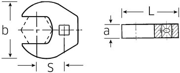 STAHLWILLE スタビレー その他、スパナ (3/8SQ) クローフットスパナ (02501034)