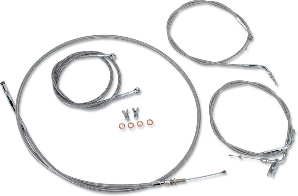 BARON バロン ケーブルキット ステンレス 18' 【CABLE KIT SS [0662-0191]】 XVS950 V-Star 2009 - 201..