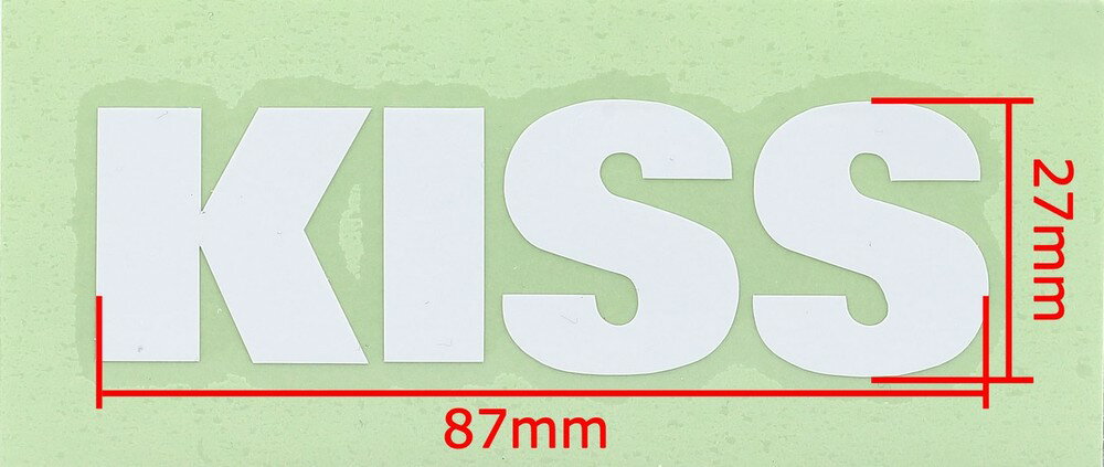 KISS キス ステッカー